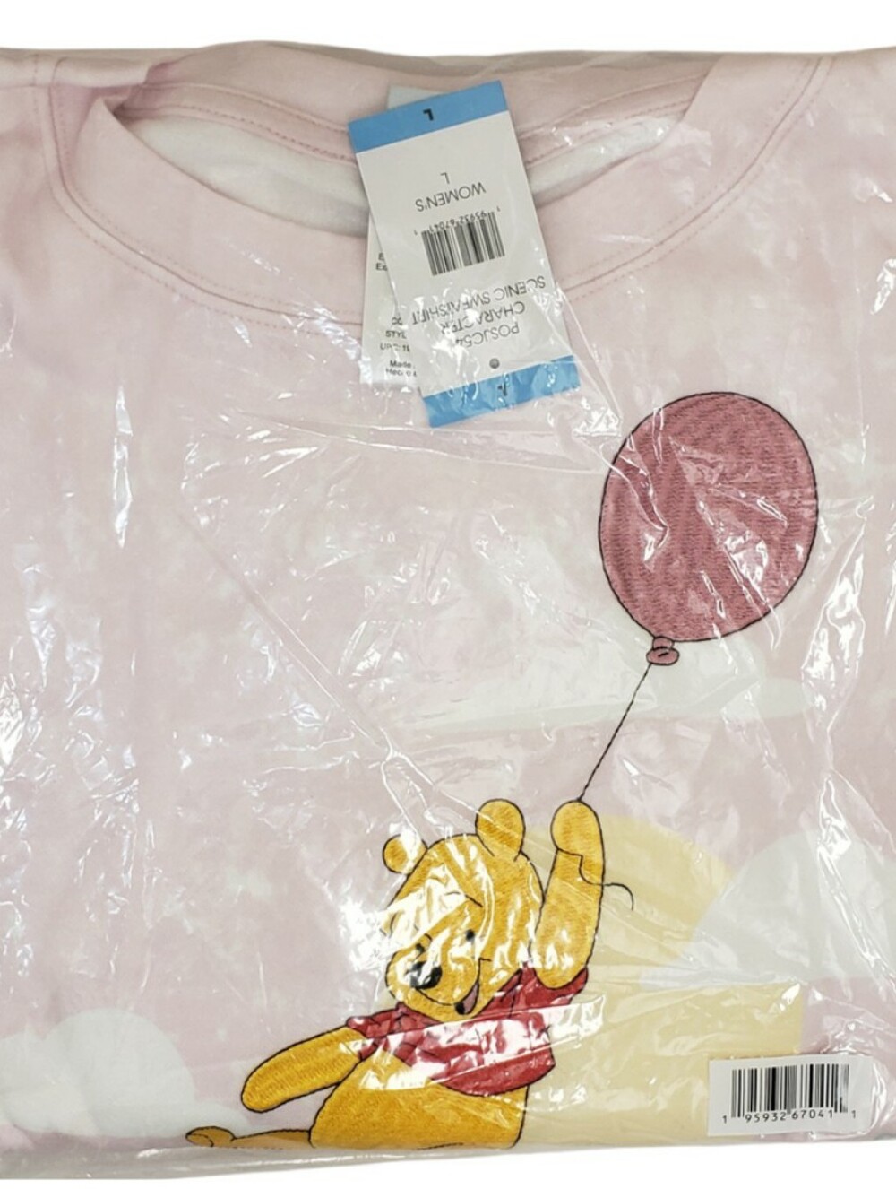 Character Women's  Scenic Sweatshirt Winnie the Pooh NWT
